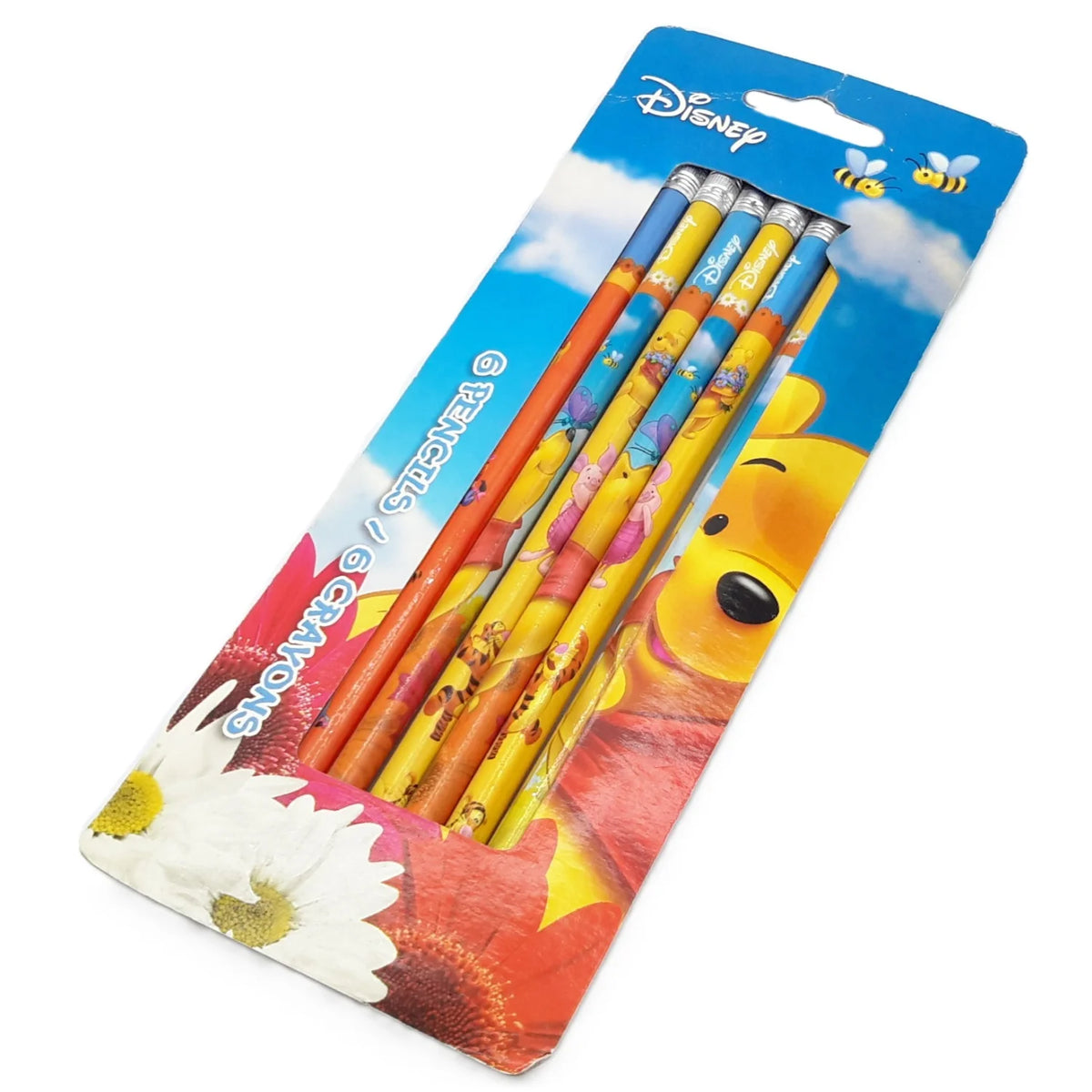 Ensemble des 6 crayons Winnie the Pooh