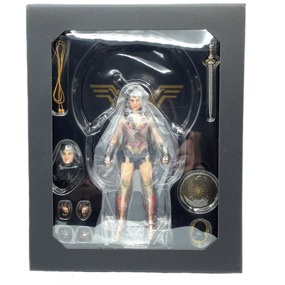 Wonder Woman figurine One:12 par Mezco détail de la boite