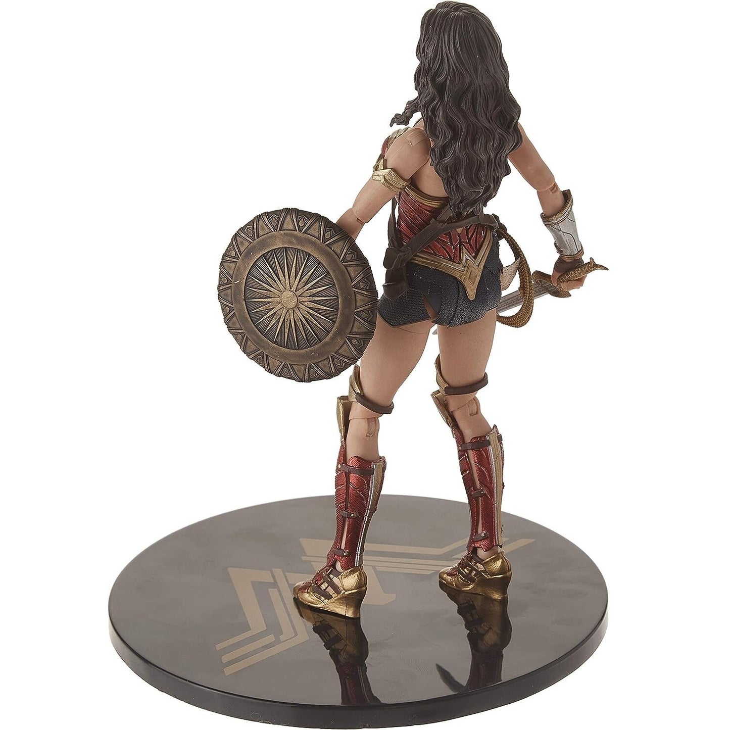 Wonder Woman figurine One:12 par Mezco vu de dos
