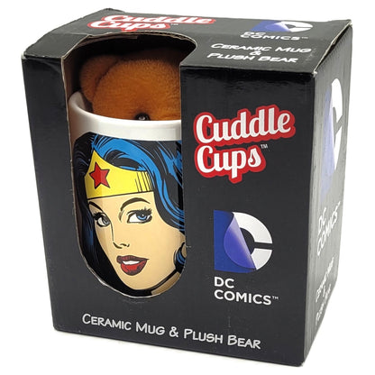 Wonder Woman tasse avec ours en peluche en boite