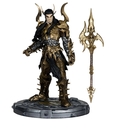 World of Warcraft figurine Blood Elf édition limitée BlixxCon 2026 vue avec son accessoire