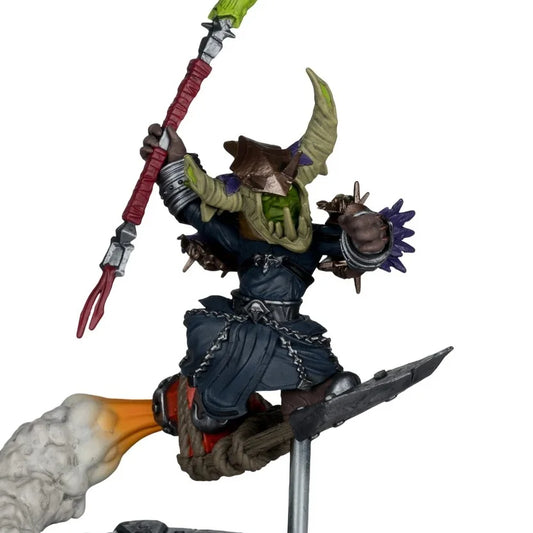 World of Warcraft figurine en édition limitée du Goblin vu en gros plan