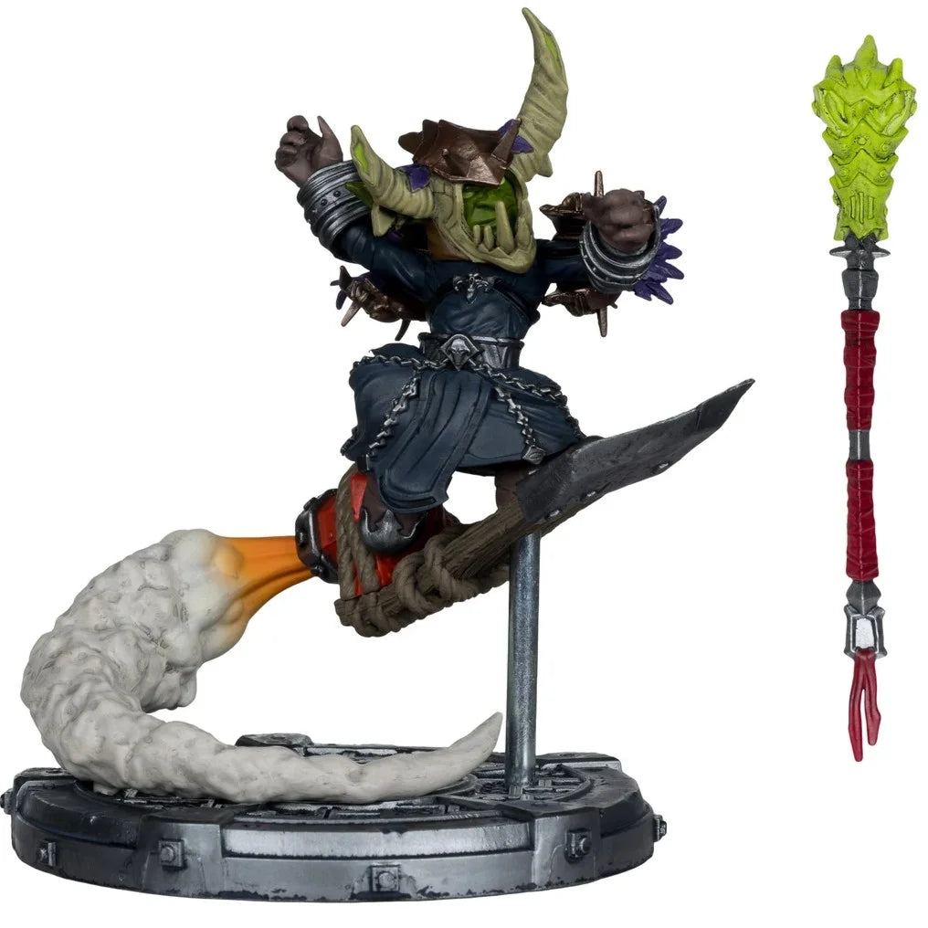 World of Warcraft figurine en édition limitée du Goblin vu avec son accessoire