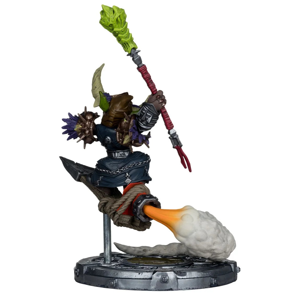 World of Warcraft figurine en édition limitée du Goblin vu de dos