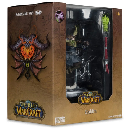 World of Warcraft figurine en édition limitée du Goblin vu de la boite de 3/4