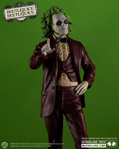 Beetlejuice 2, figurine 7" Beetlejuice Movie Maniacs rapproché
