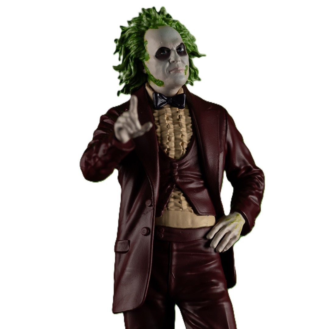 Beetlejuice 2, figurine 7" Beetlejuice Movie Maniacs en gros plan
