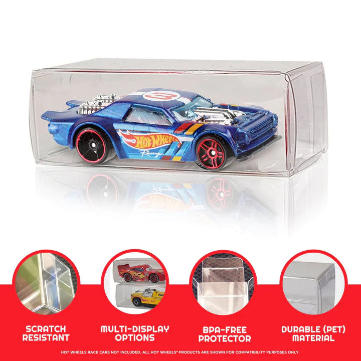 Evoretro, Hot Wheels clear plastic protector unpackaged individually (EVO-9522)
