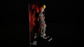 It Welcome to Dery figurine Movie Maniacs Pennywise ensanglanté en vidéo