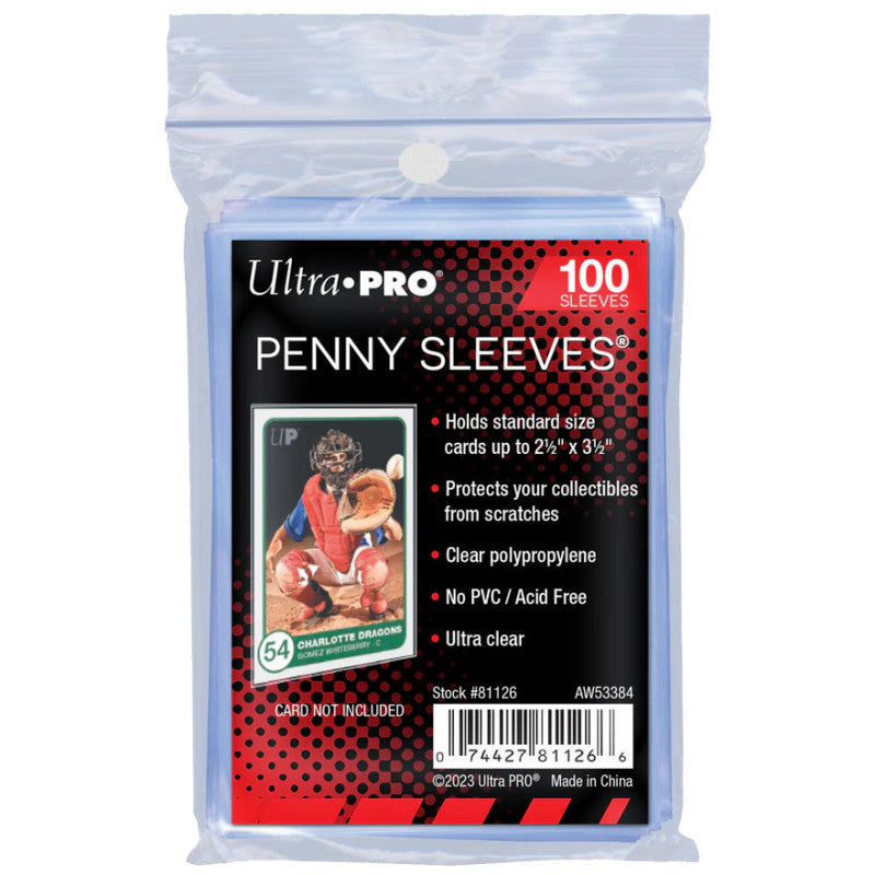 Ultra PRO, pochettes carte standard 2.5 x 3.5, paquet de 100 (81126)